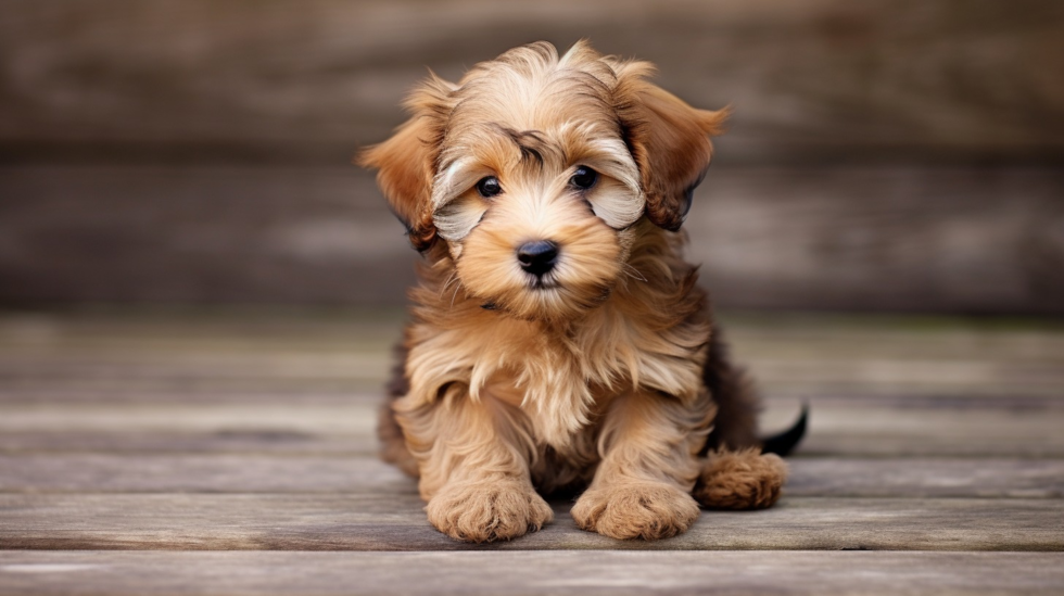 Cute Yorkie Poo Poodle Mix Pup
